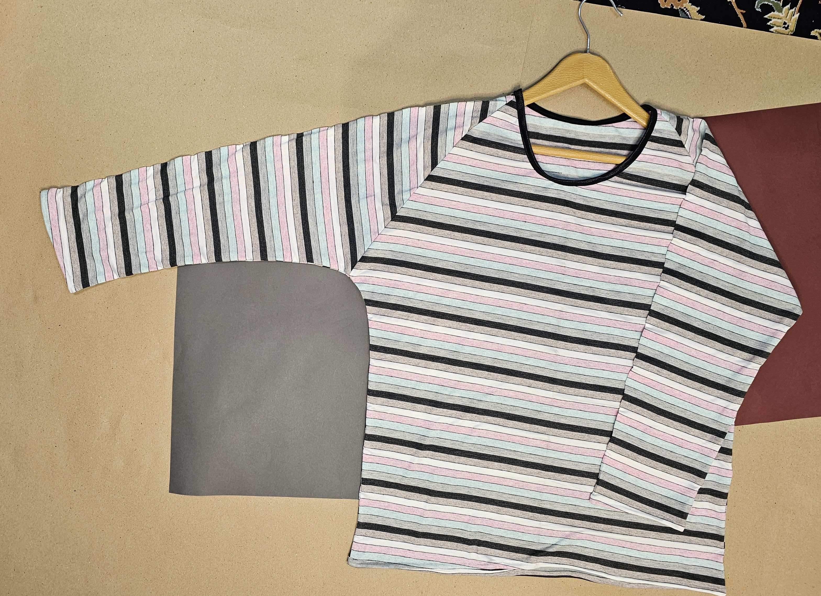 تیشرت تریکو استین رگلان سبز 2